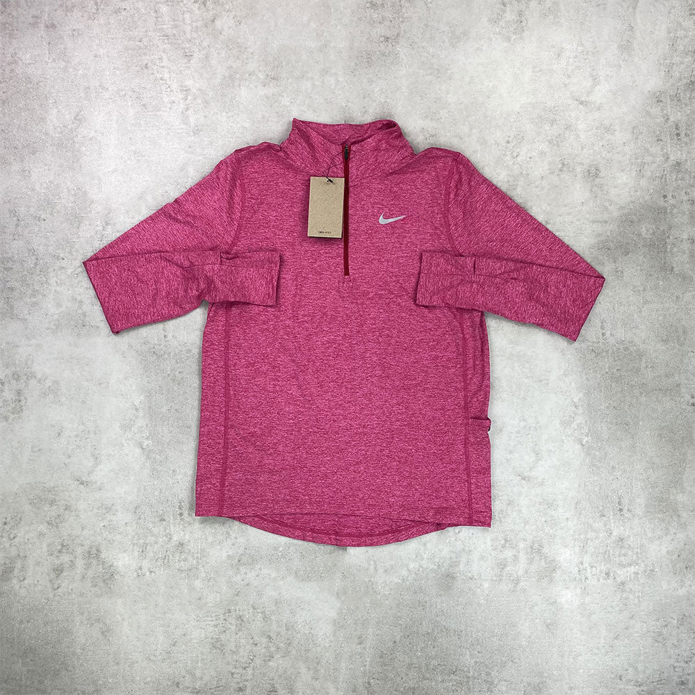 women's pink half-zip 3
