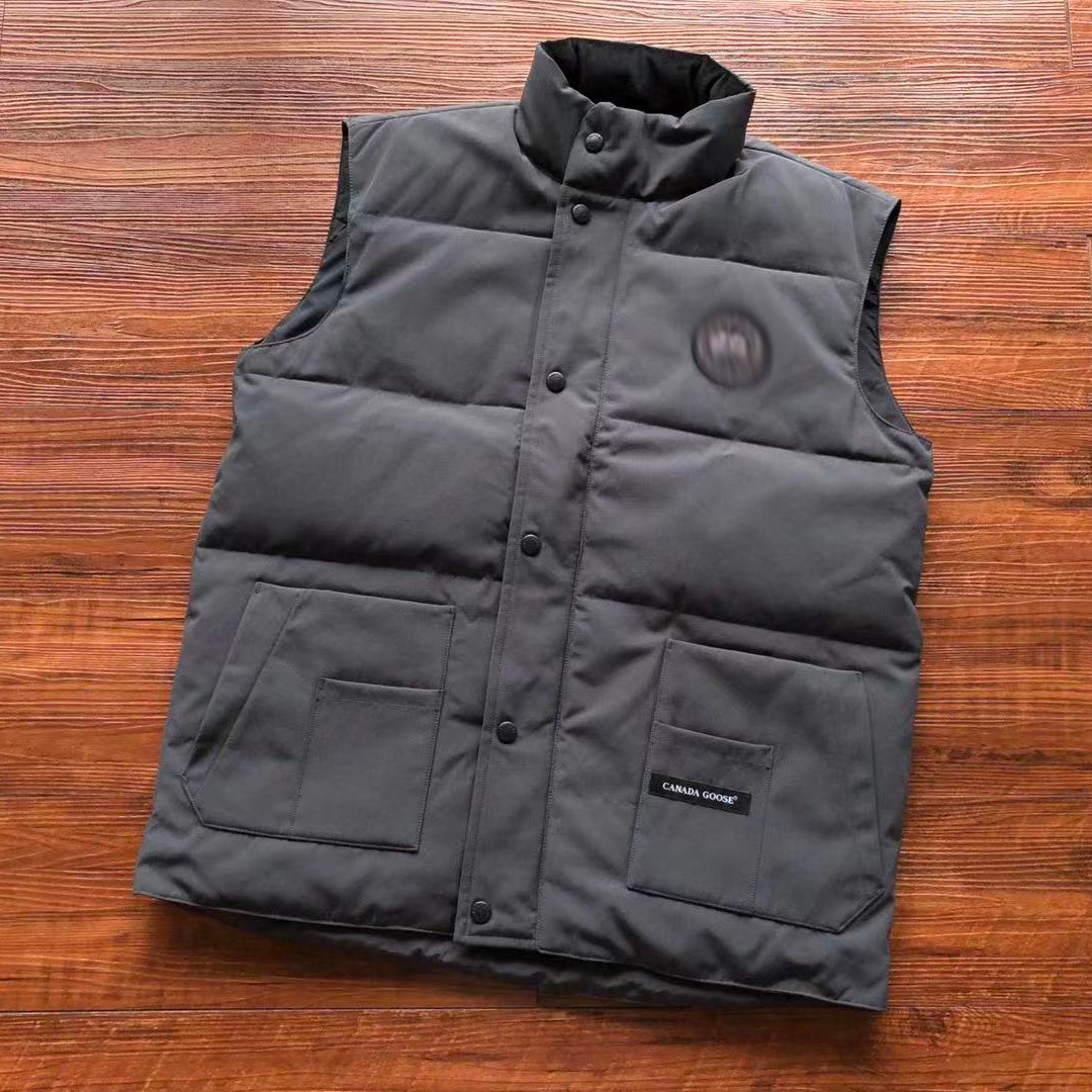 grey gilet