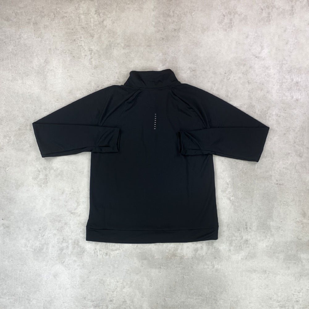 women's black half-zip 9