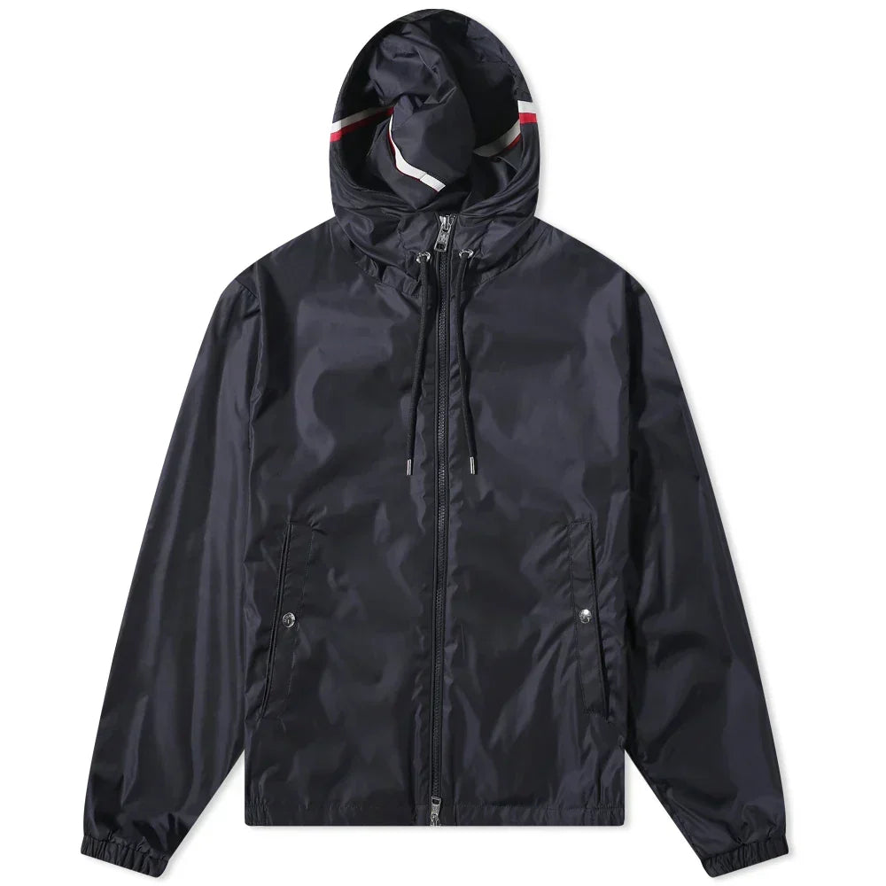 navy windbreaker