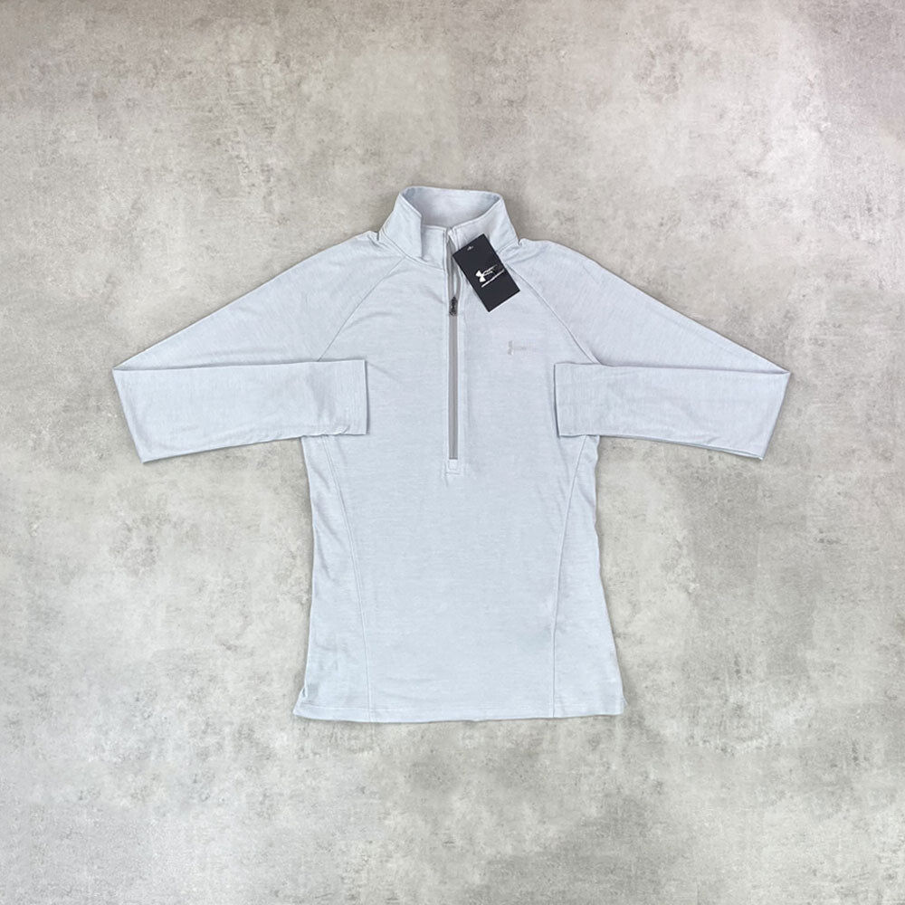 women's grey half-zip 13