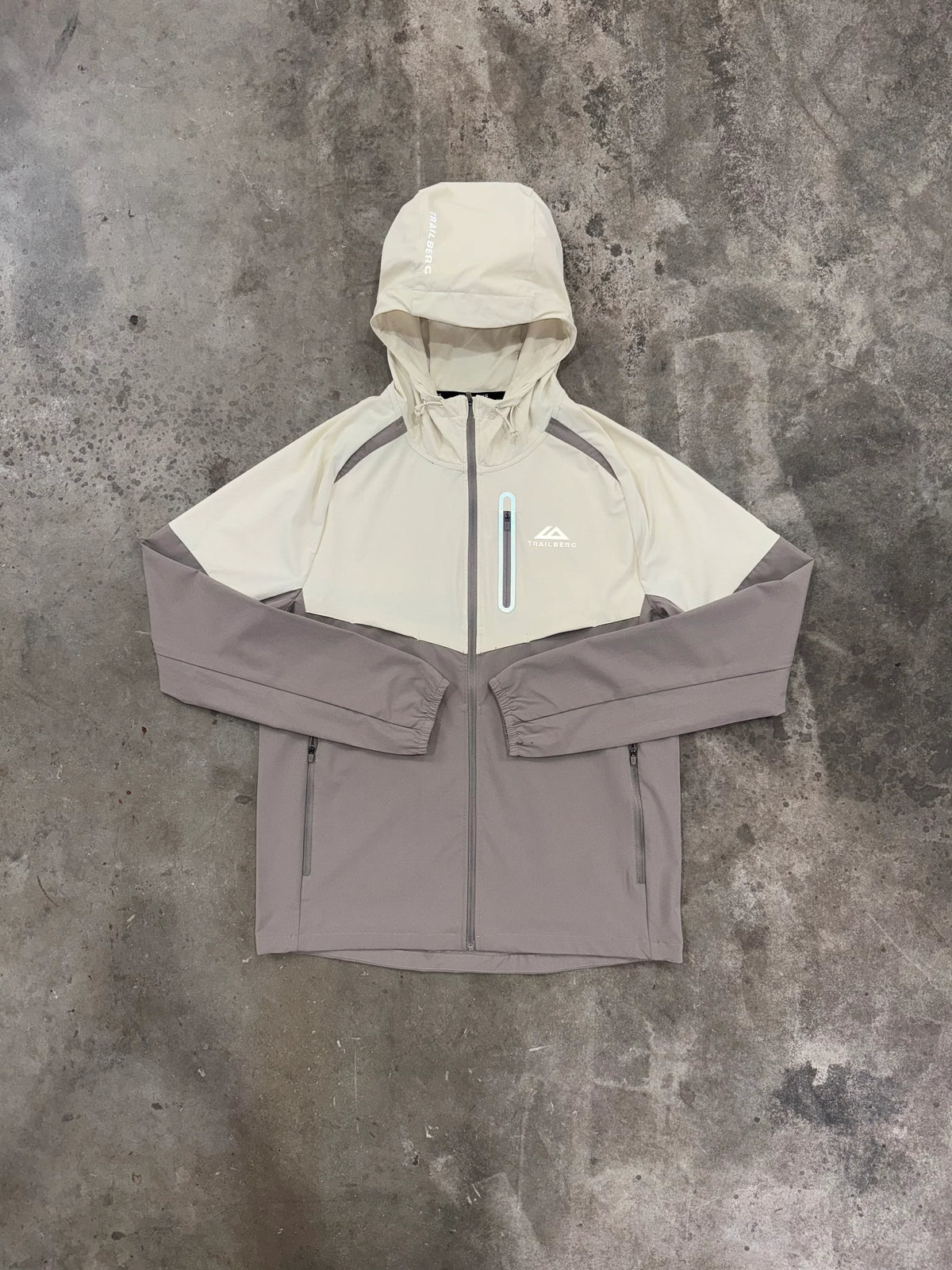 cream windbreaker