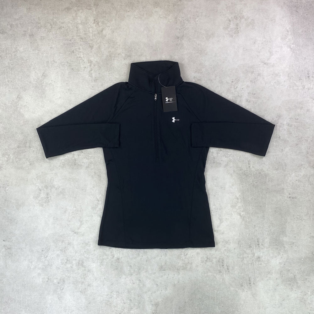 women's black half-zip 13