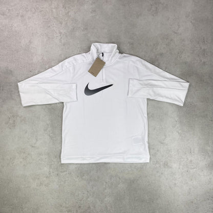 Women's White Half-Zip 2