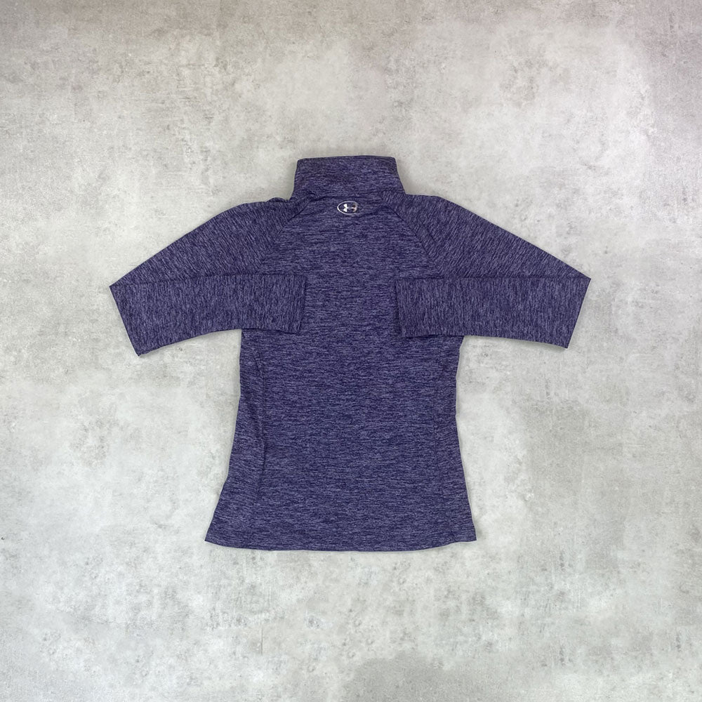 women's purple half-zip 5