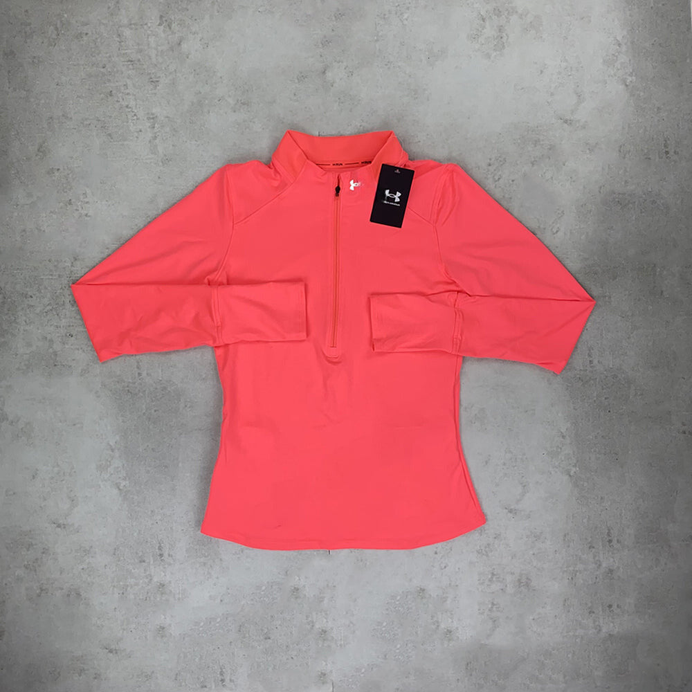 women's pink half-zip 9