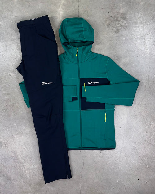green tracksuit