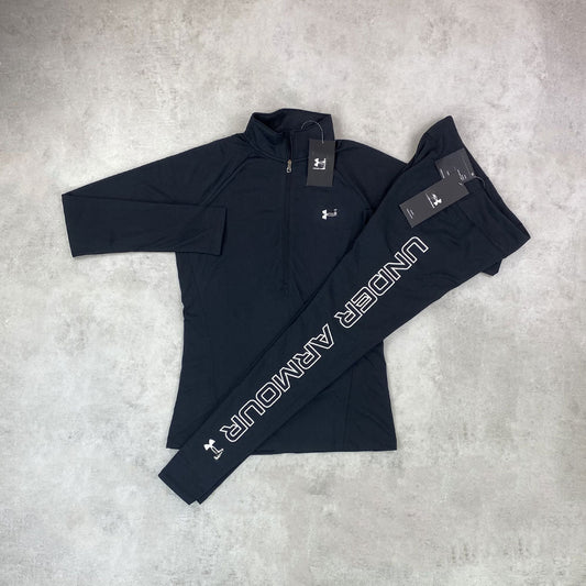 Women's Black Half-Zip 12