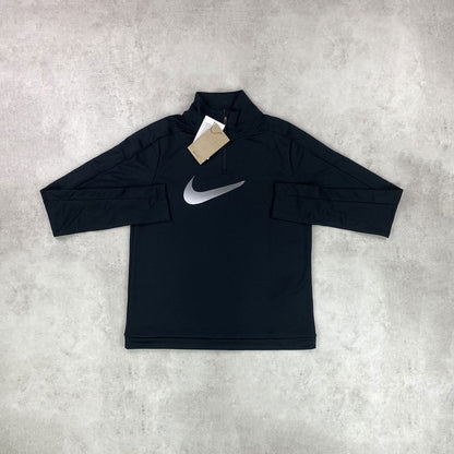 Women's Black Half-Zip 10
