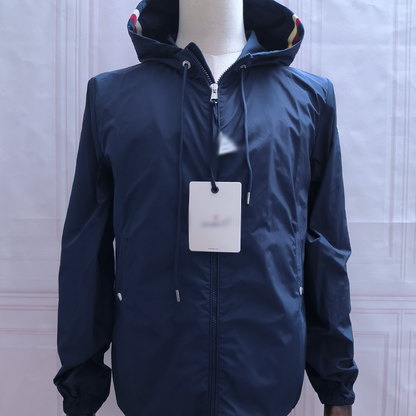 Navy Windbreaker