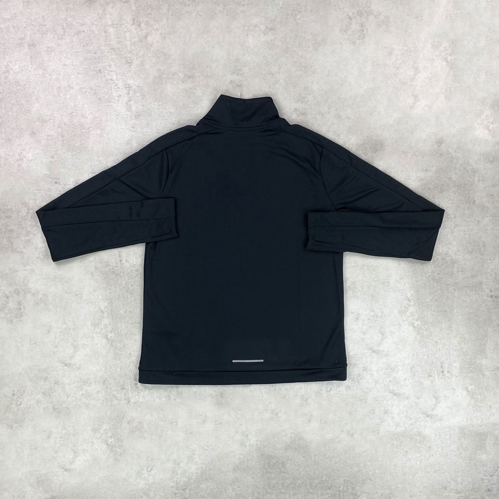 women's black half-zip 5