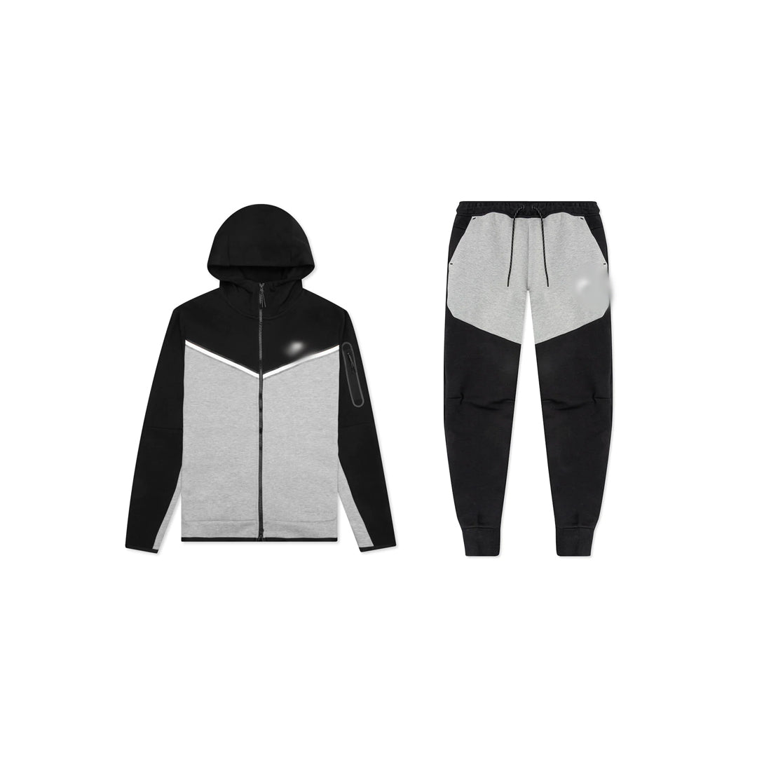 grey fleece jacket